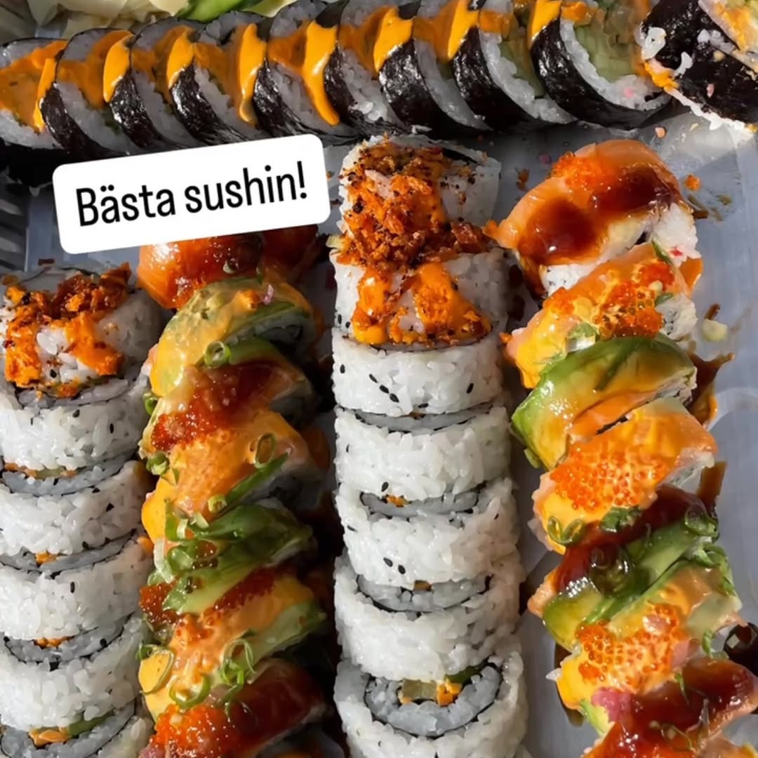 Sushirullar från Sakuma Sushi
